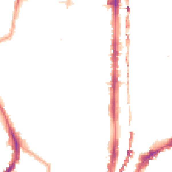 Night-time road noise heatmap for N1 5DZ