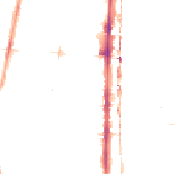 Night-time road noise heatmap for N1 5EW