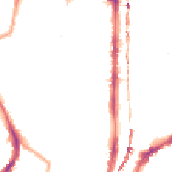Night-time road noise heatmap for N1 5JR