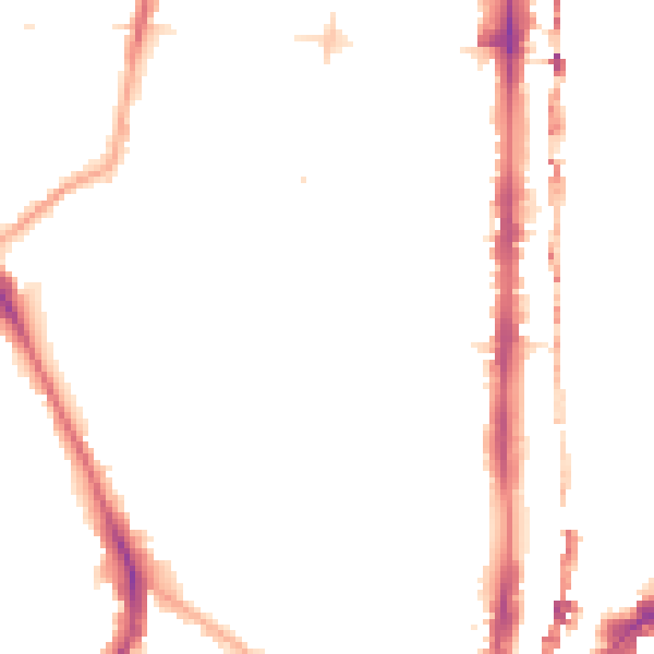 Night-time road noise heatmap for N1 5JX