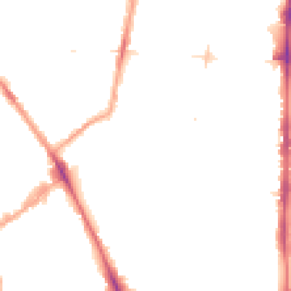Night-time road noise heatmap for N1 5NQ