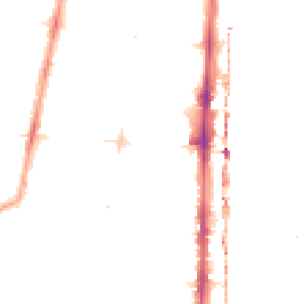 Night-time road noise heatmap for N1 5SX