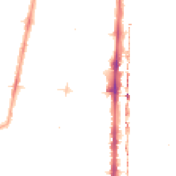 Night-time road noise heatmap for N1 5TS