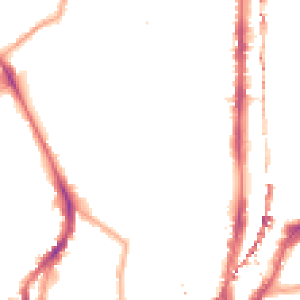 Night-time road noise heatmap for N1 6RD
