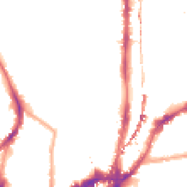 Night-time road noise heatmap for N1 6SH