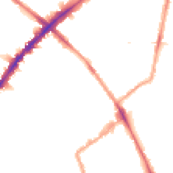 Night-time road noise heatmap for N1 7AH