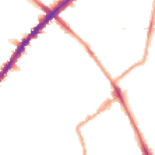Night-time road noise heatmap for N1 7DL