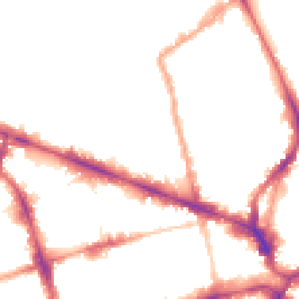 Night-time road noise heatmap for N1 7TB