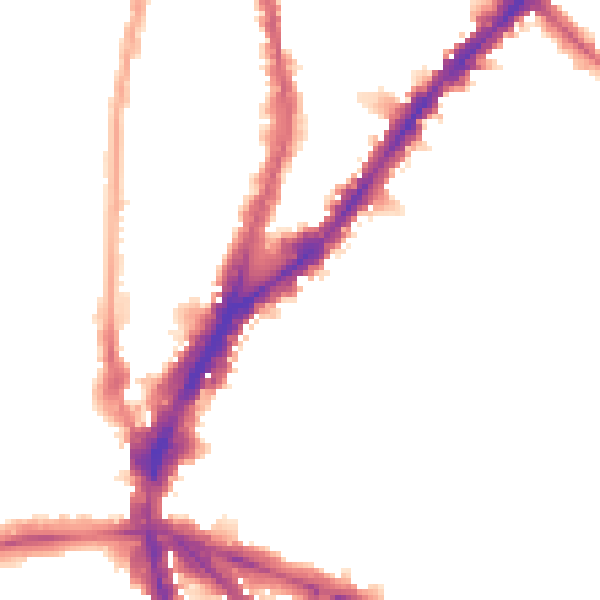 Night-time road noise heatmap for N1 8AR