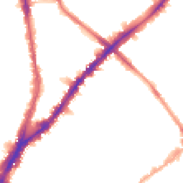 Night-time road noise heatmap for N1 8QP