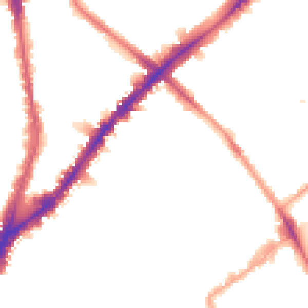 Night-time road noise heatmap for N1 8QU