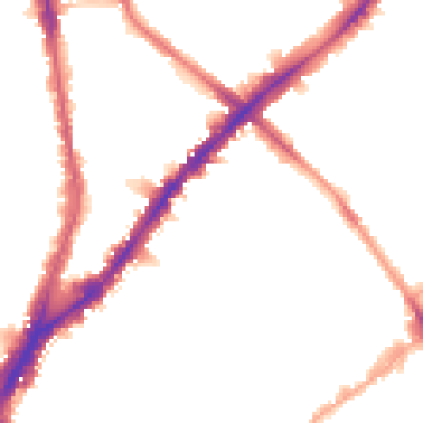Night-time road noise heatmap for N1 8QY