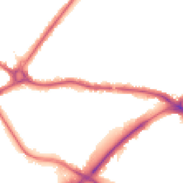 Night-time road noise heatmap for N11 1AF