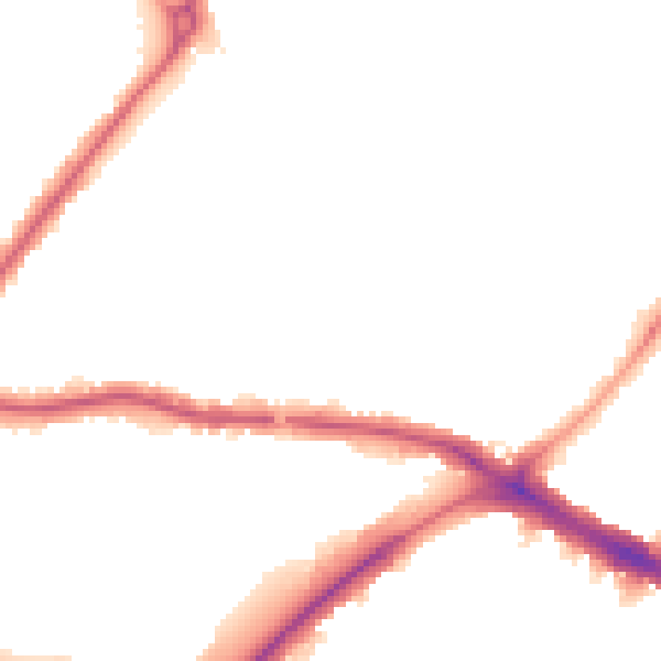 Night-time road noise heatmap for N11 1AP