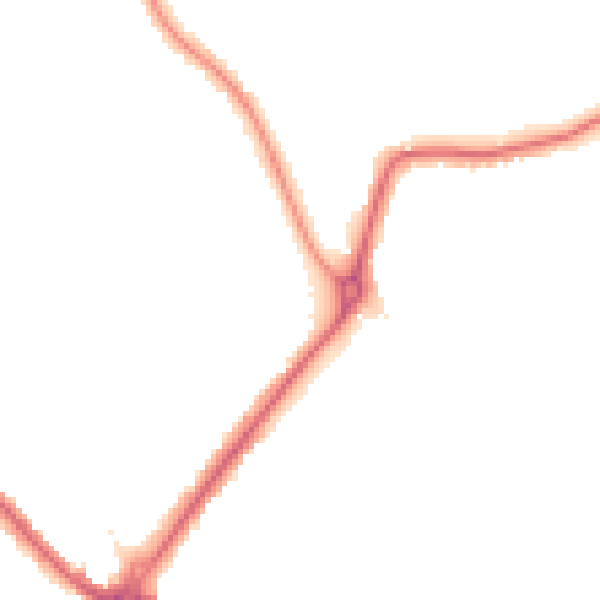 Night-time road noise heatmap for N11 1DA