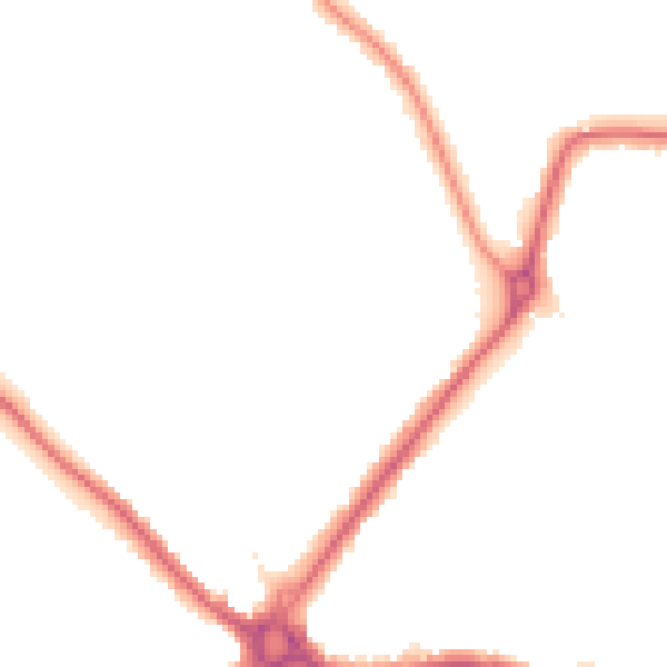 Night-time road noise heatmap for N11 1DL
