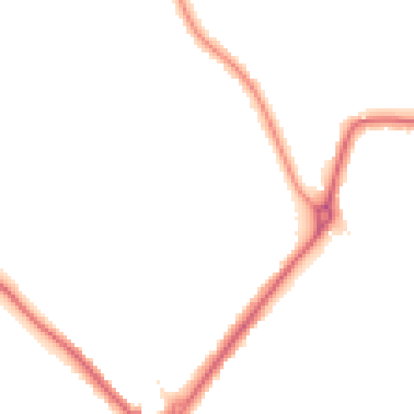 Night-time road noise heatmap for N11 1DN