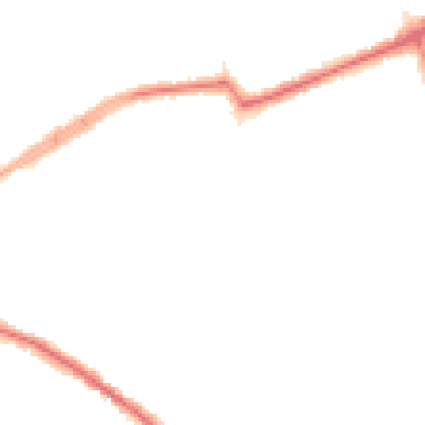 Night-time road noise heatmap for N11 1EF