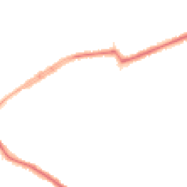 Night-time road noise heatmap for N11 1ER