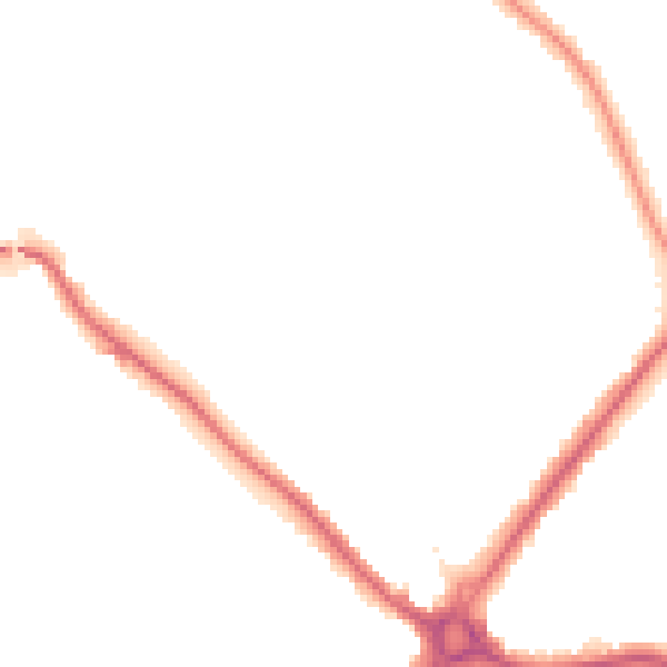 Night-time road noise heatmap for N11 1TA