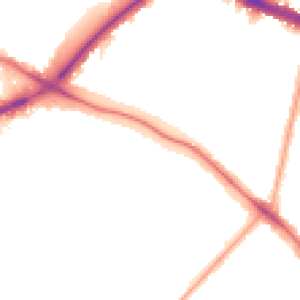 Night-time road noise heatmap for N11 2AA