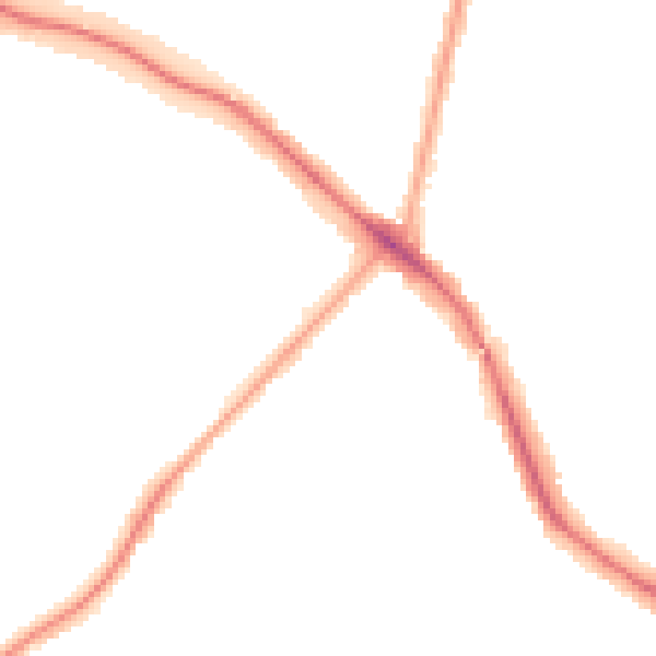 Night-time road noise heatmap for N11 2EP