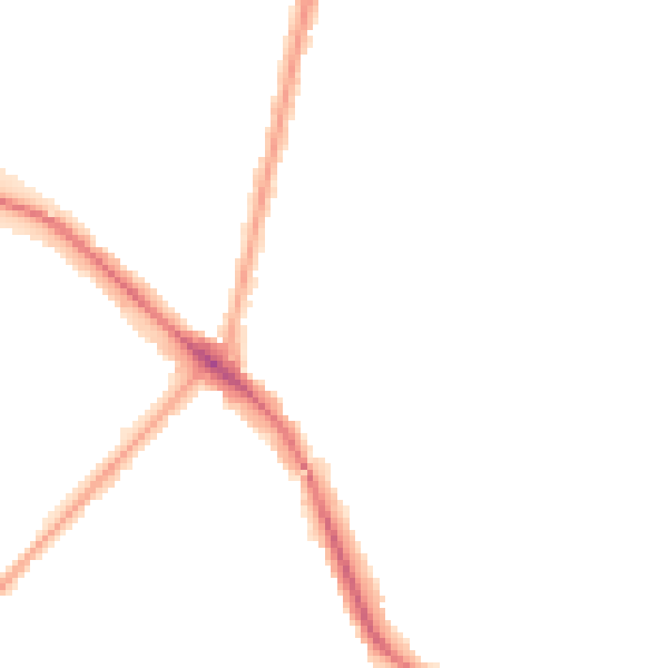 Night-time road noise heatmap for N11 2QN