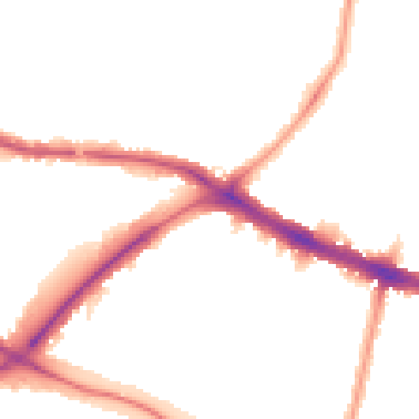 Night-time road noise heatmap for N11 2RA
