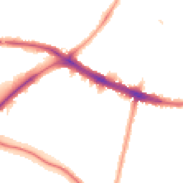 Night-time road noise heatmap for N11 2SL