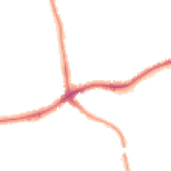 Night-time road noise heatmap for N11 3JS