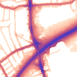 Daytime road noise heatmap for N12 0AE