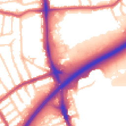 Daytime road noise heatmap for N12 0AH