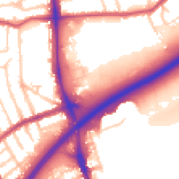 Daytime road noise heatmap for N12 0AN