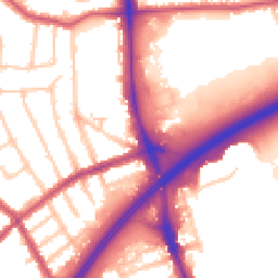 Daytime road noise heatmap for N12 0AR