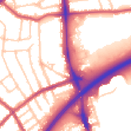 Daytime road noise heatmap for N12 0AT