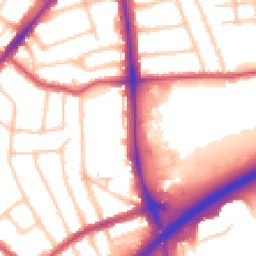 Daytime road noise heatmap for N12 0AX