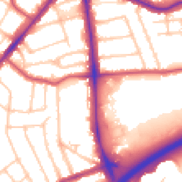 Daytime road noise heatmap for N12 0AY
