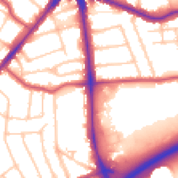 Daytime road noise heatmap for N12 0BA