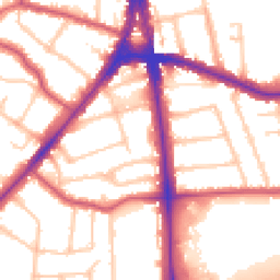 Daytime road noise heatmap for N12 0BF