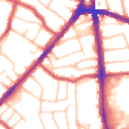 Daytime road noise heatmap for N12 0BG