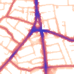 Daytime road noise heatmap for N12 0BY