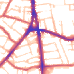 Daytime road noise heatmap for N12 0DA