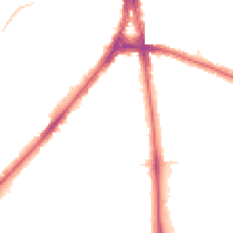 Night-time road noise heatmap for N12 0DL