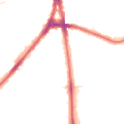 Night-time road noise heatmap for N12 0DU