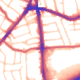 Daytime road noise heatmap for N12 0DY