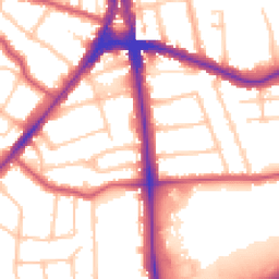Daytime road noise heatmap for N12 0DZ