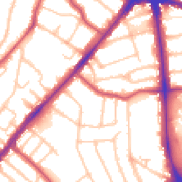Daytime road noise heatmap for N12 0HJ