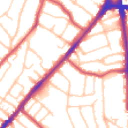 Daytime road noise heatmap for N12 0HL