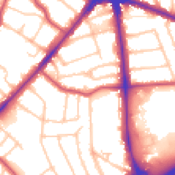 Daytime road noise heatmap for N12 0JJ