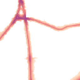 Night-time road noise heatmap for N12 0PH